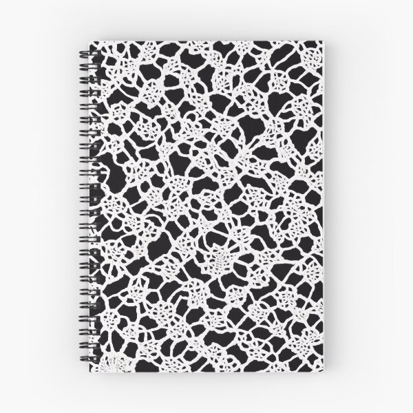 Item preview, A pattern of crocheted Lace, black and white designed and sold by MissQuiss.