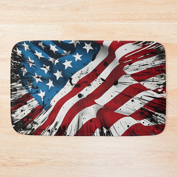 Item preview, pop art patriotic american flag digital print designed and sold by dcrc.