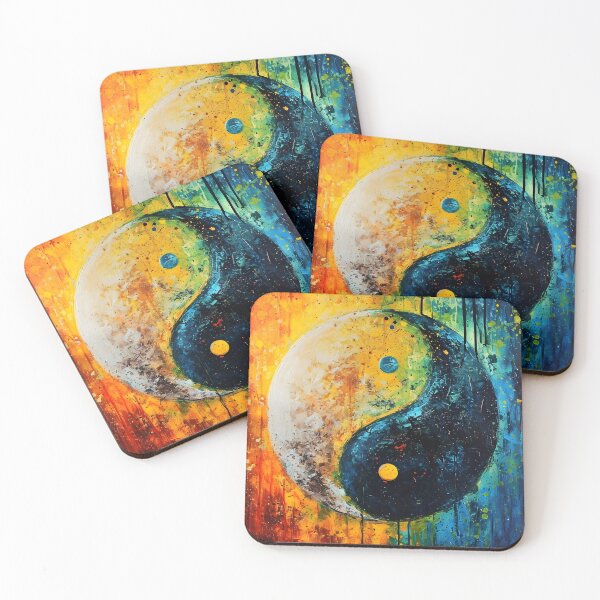 Item preview, Yin and Yang Painting designed and sold by FrostyFrisby.