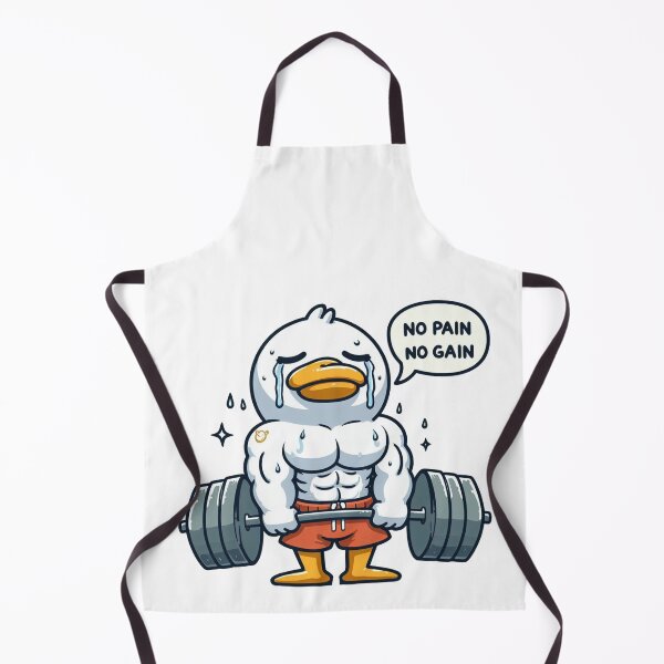 Item preview, No Pain No Gain: Muscle Duck designed and sold by LemuellTrends.