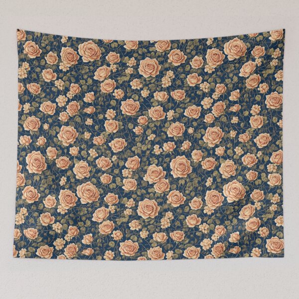 Item preview, Peachy Vintage Roses designed and sold by MissQuiss.