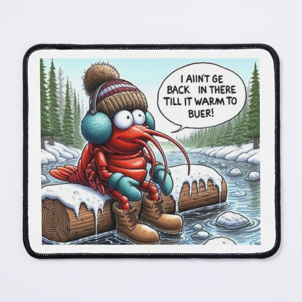 Item preview, Where crayfish hibernate. designed and sold by ViralVisionsCreating .