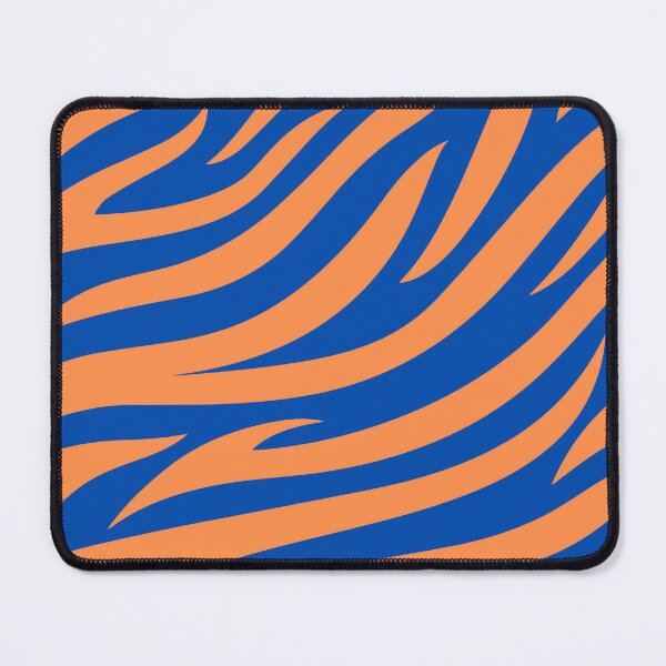 Item preview, Blue and orange striped tiger print designed and sold by CandyVenom.