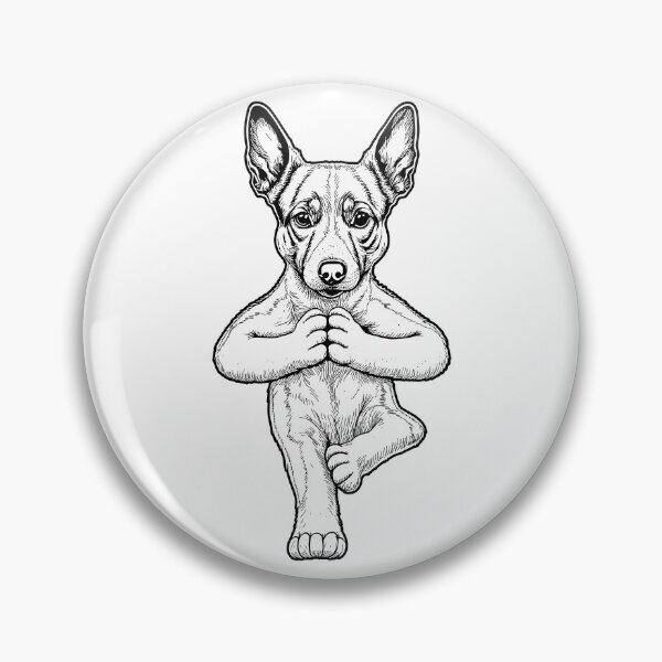Item preview, Basenji Yoga Dog Puppy Funny Dogs Tree Pose Asana designed and sold by GrandeDuc.
