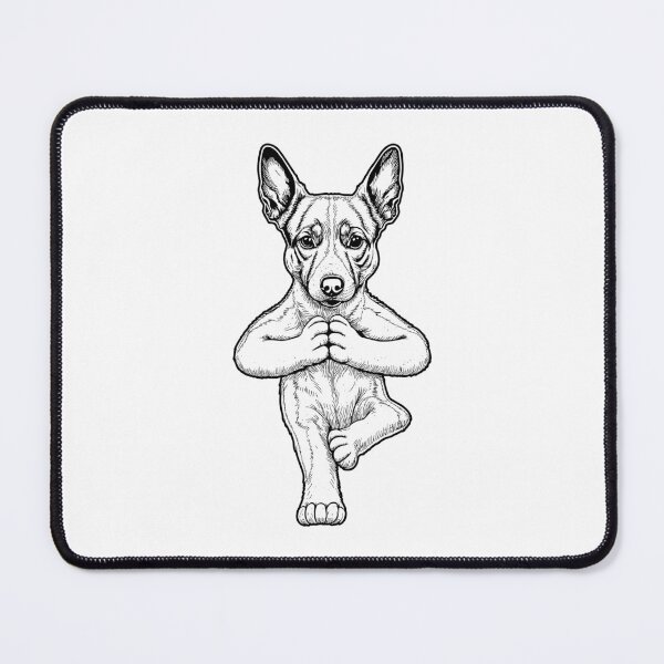 Item preview, Basenji Yoga Dog Puppy Funny Dogs Tree Pose Asana designed and sold by GrandeDuc.
