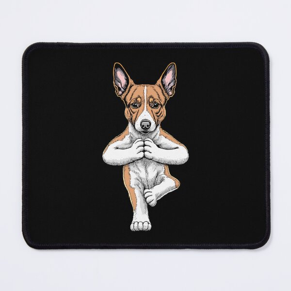 Item preview, Basenji Yoga Dog Puppy Funny Dogs Tree Pose Asana designed and sold by GrandeDuc.
