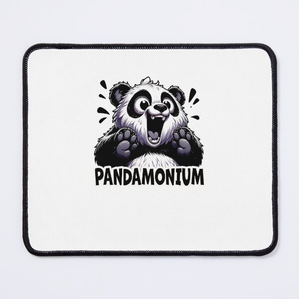 Item preview, Pandamonium - Panda Pun designed and sold by Logic72.