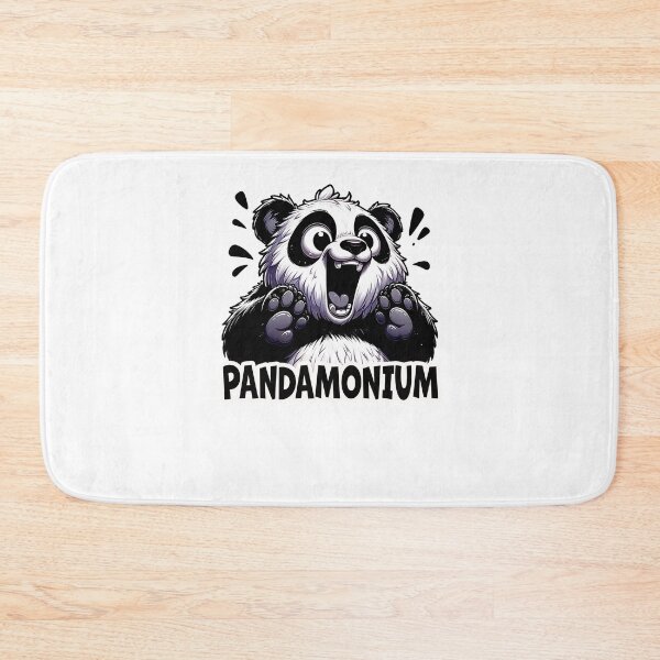 Item preview, Pandamonium - Panda Pun designed and sold by Logic72.