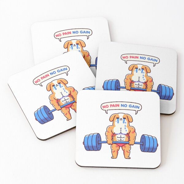 Item preview, No Pain No Gain: Muscle Dog designed and sold by LemuellTrends.