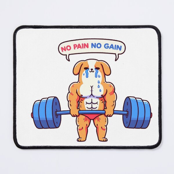 Item preview, No Pain No Gain: Muscle Dog designed and sold by LemuellTrends.