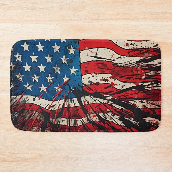 Item preview, pop art patriotic american flag digital print designed and sold by dcrc.