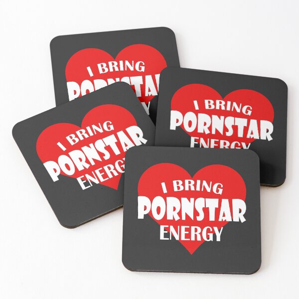 Item preview, I Bring PORNSTAR Energy (Heart Version) designed and sold by CursedwThirst.