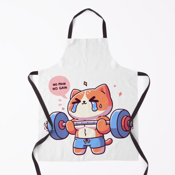 Item preview, No Pain No Gain: Muscle Cat designed and sold by LemuellTrends.