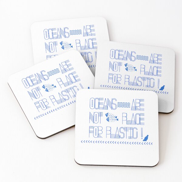 Item preview, Oceans are not place for plastic designed and sold by TribalBlue.