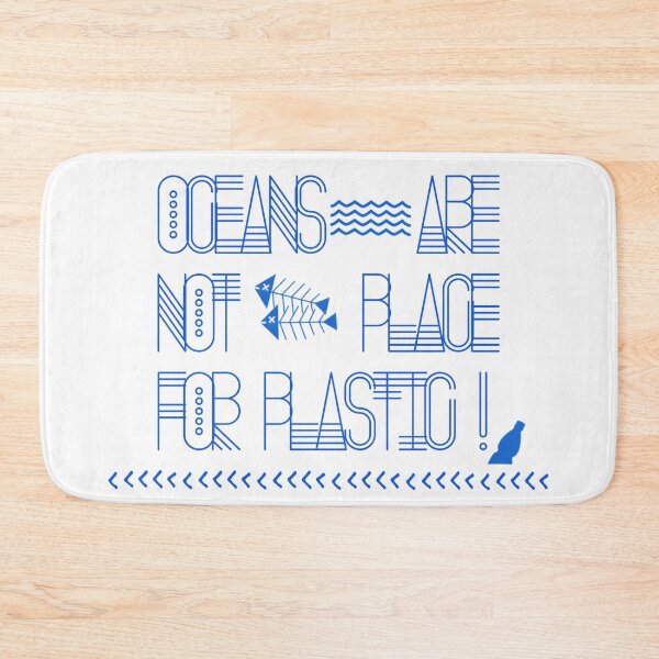 Item preview, Oceans are not place for plastic designed and sold by TribalBlue.