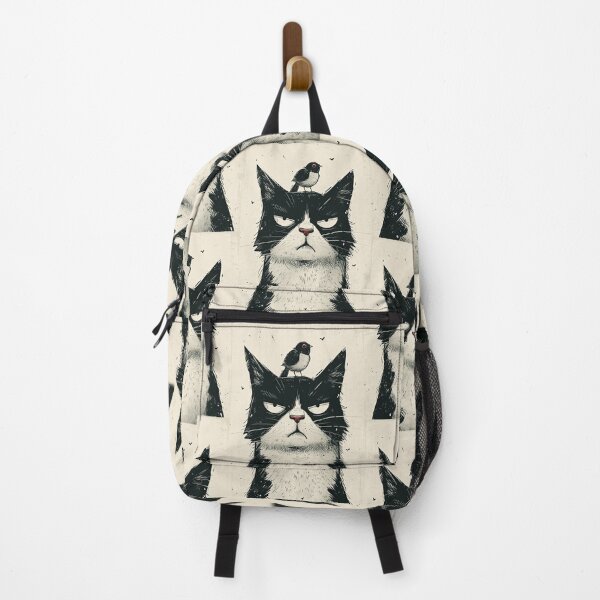 Item preview, Annoyed Cat in a Canary Hat: Minimalistic Expression designed and sold by Piotrek0001.