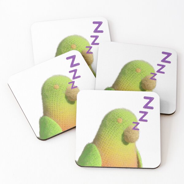 Item preview, Sleeping Worsted Parakeet designed and sold by 3DChop.
