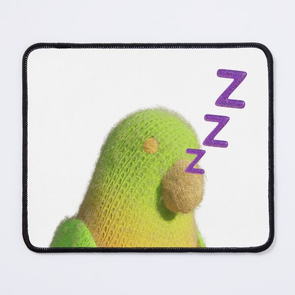 Item preview, Sleeping Worsted Parakeet designed and sold by 3DChop.