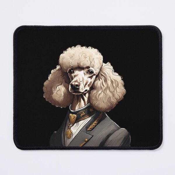 Item preview, Regal Poodle Portrait Elegant Canine Art designed and sold by ChicTrendz.