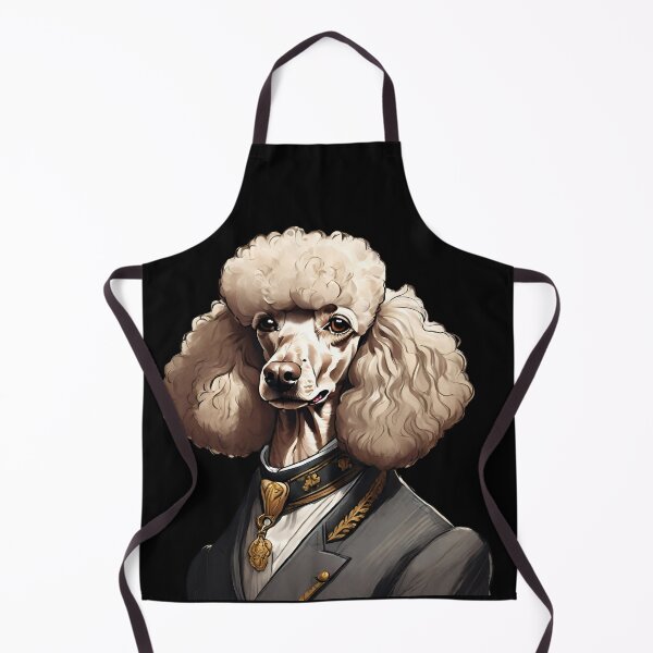 Item preview, Regal Poodle Portrait Elegant Canine Art designed and sold by ChicTrendz.