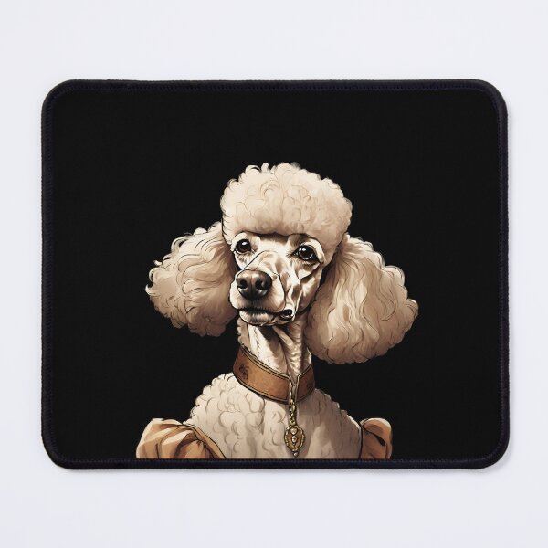 Item preview, Regal Poodle Portrait Elegant Dog Art designed and sold by ChicTrendz.