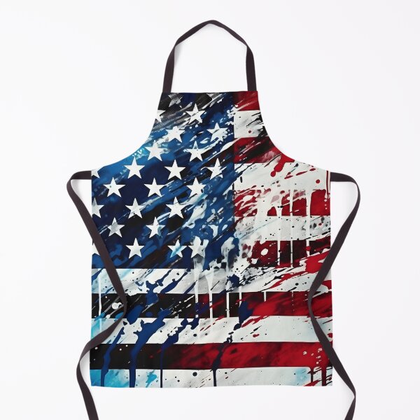 Item preview, pop art patriotic american flag digital print designed and sold by dcrc.