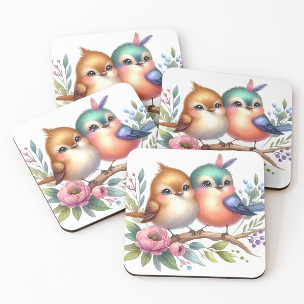 Item preview, Cute birds  designed and sold by Alibeyoglu.