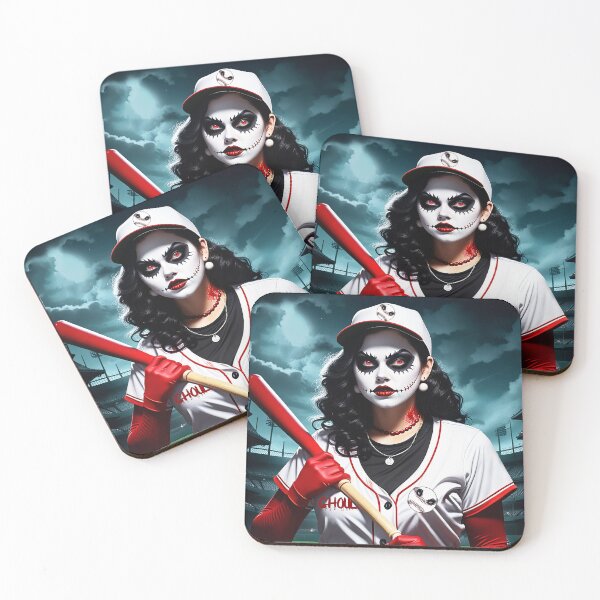 Artikelvorschau, Ghouls – Weibliches Baseballteam entworfen und verkauft von FatCatStudios.