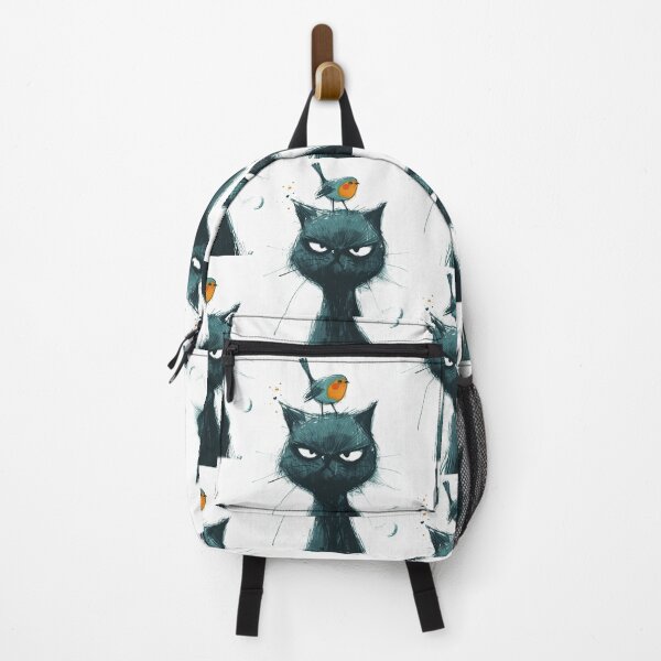Item preview, Annoyed Cat in a Canary Hat: Minimalistic Expression designed and sold by Piotrek0001.