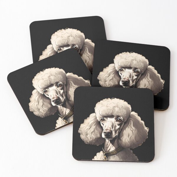 Item preview, Elegant Poodle Portrait Timeless Canine Sophistication designed and sold by ChicTrendz.