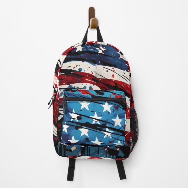 Item preview, pop art patriotic american flag digital print designed and sold by dcrc.