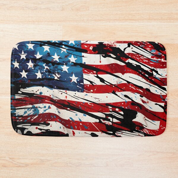 Item preview, pop art patriotic american flag digital print designed and sold by dcrc.