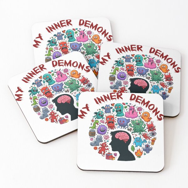 Item preview, My Inner Demons Cool Art - Funny My Inner Demons Design designed and sold by Bilalicia.