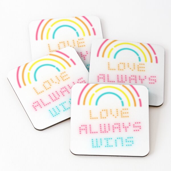 Item preview, LOVE ALWAYS WINS - Gay pride LGBT Rainbow design designed and sold by Beso75.