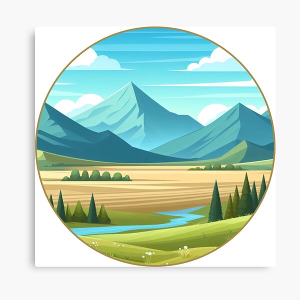Vista previa del artículo con la obra «Paisajes: Montañas.», diseñado y vendido por amcoraq.