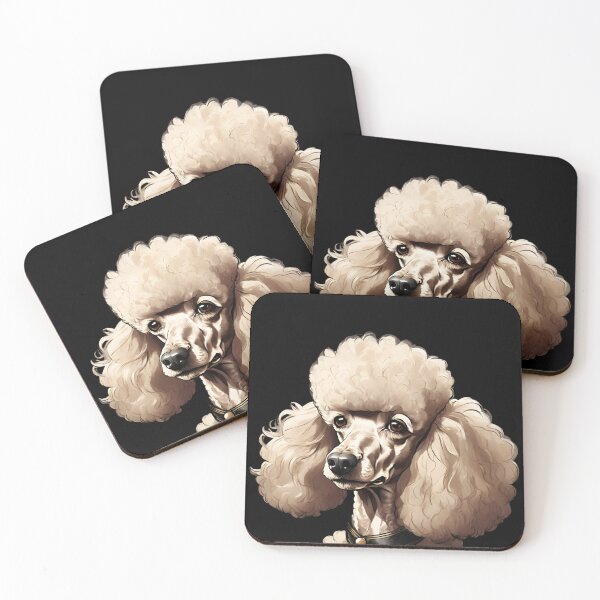 Item preview, Elegant Poodle Portrait Sophisticated Dog Art designed and sold by ChicTrendz.