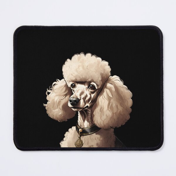 Item preview, Elegant Poodle Portrait Sophisticated Dog Art designed and sold by ChicTrendz.