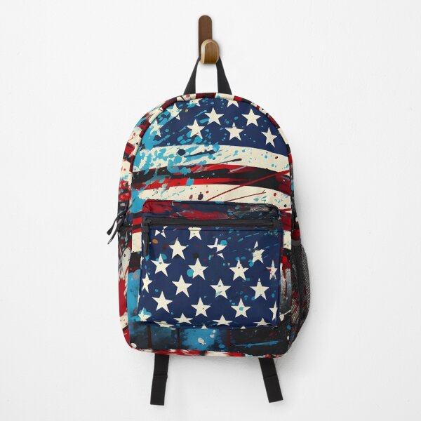 Item preview, pop art patriotic american flag digital print designed and sold by dcrc.