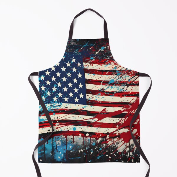 Item preview, pop art patriotic american flag digital print designed and sold by dcrc.