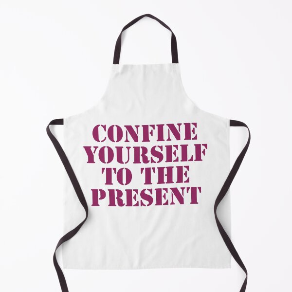 Item preview, Confine Yourself To The Present Motivational Quote designed and sold by adlkh.