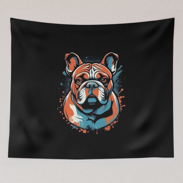 Item preview, Vintage English Bulldog Silhouette Design: Timeless Elegance for Nostalgic Dog Lovers. designed and sold by brindled.