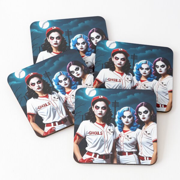 Artikelvorschau, Ghouls – Weibliches Baseballteam entworfen und verkauft von FatCatStudios.