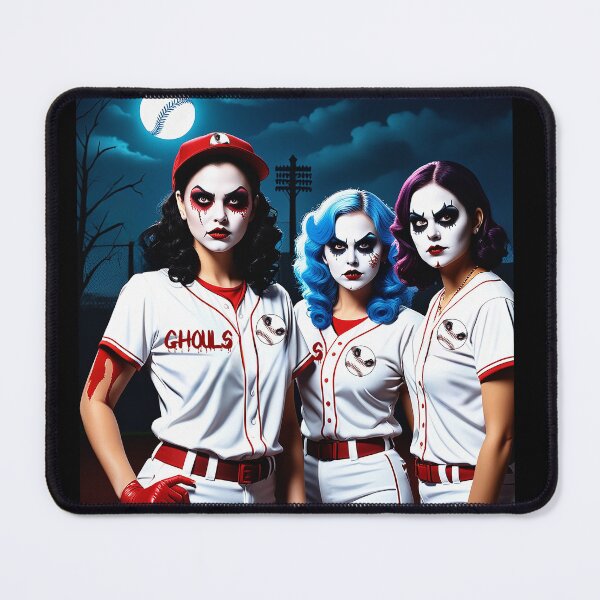 Item preview, Ghouls - Female Baseball Team designed and sold by FatCatStudios.
