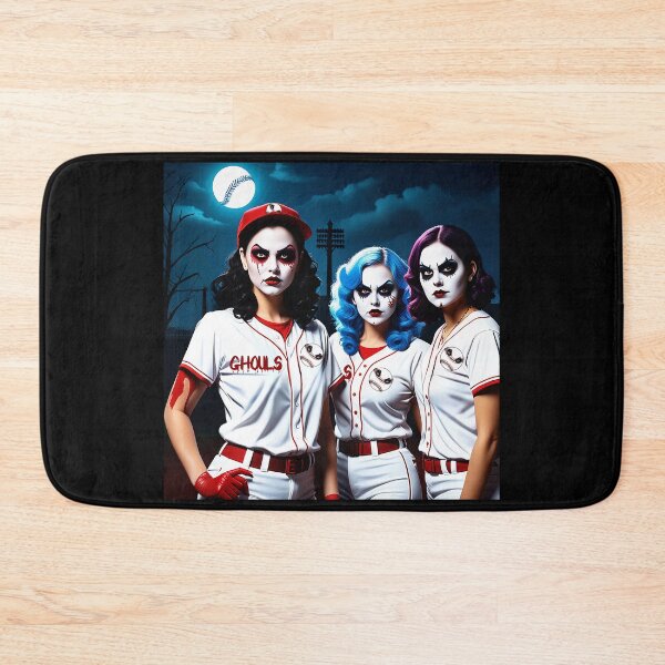 Artikelvorschau, Ghouls – Weibliches Baseballteam entworfen und verkauft von FatCatStudios.