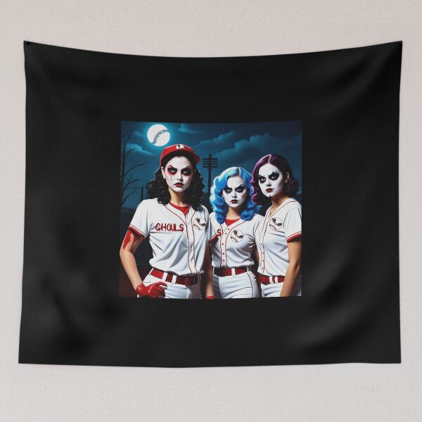 Artikelvorschau, Ghouls – Weibliches Baseballteam entworfen und verkauft von FatCatStudios.