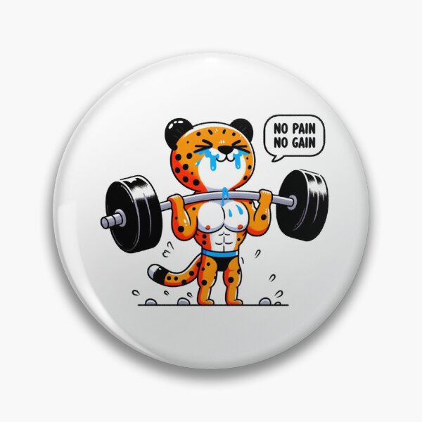 Item preview, No Pain No Gain: Muscle Cheetah designed and sold by LemuellTrends.