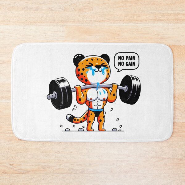 Item preview, No Pain No Gain: Muscle Cheetah designed and sold by LemuellTrends.