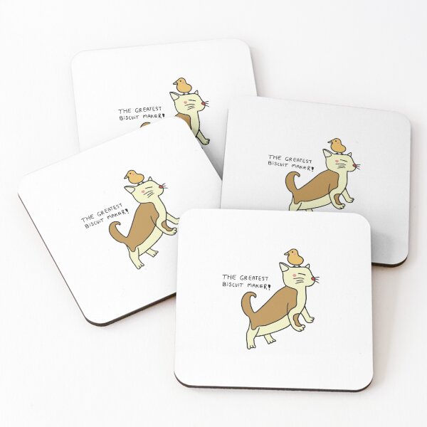Item preview, The great biscuit maker cat and a baby bird friend designed and sold by HidingCat.