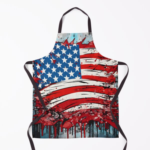 Item preview, pop art patriotic american flag digital print designed and sold by dcrc.