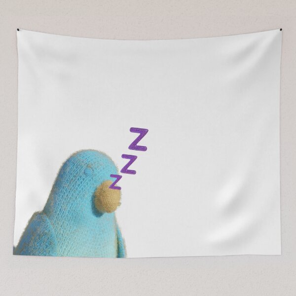 Item preview, Sleeping Worsted Parakeet designed and sold by 3DChop.